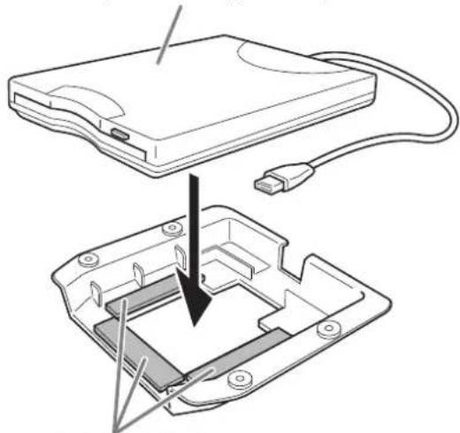 YAMAHA Clavinova CLP-380 - Installing the Floppy Disk Drive (Optional) - 2