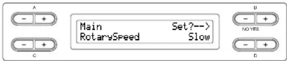 YAMAHA Clavinova CLP-380 - [RotarySpeed (Rot.Speed)] - 1