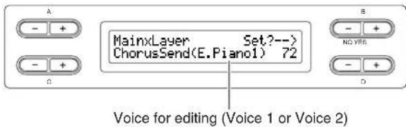 YAMAHA Clavinova CLP-380 - [ChorusSend]\* - 2