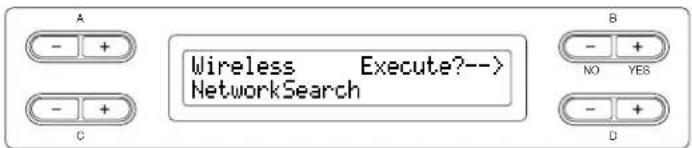 YAMAHA Clavinova CLP-380 - Call up the Internet Settings screen. - 1