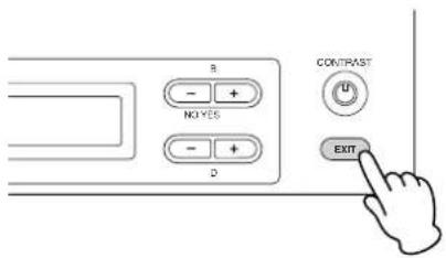 YAMAHA Clavinova CLP-380 - Press the [EXIT] button to exit from a function. - 2