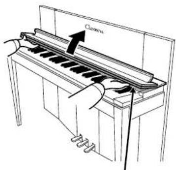 YAMAHA Clavinova CLP-F01 - CAUTION - 1