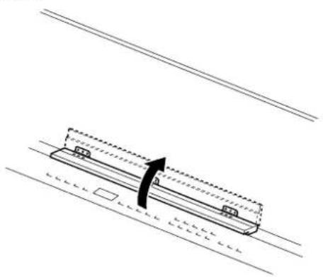 YAMAHA Clavinova CLP-F01 - To replace the music rest: - 1