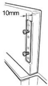 YAMAHA Clavinova CLP-F01 - Install the rear panels (left and right). - 1
