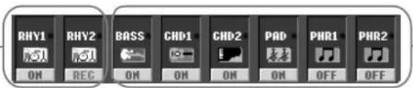 YAMAHA Clavinova CVP-405 - When using realtime recording based on the internal Styles: - 1