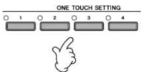 YAMAHA Clavinova CVP-405 - Appropriate Panel Settings for the Selected Style (One Touch Setting) - 1