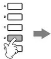 YAMAHA Clavinova CVP-405 - Press the [D] button to select the category CONTROLLER. - 1