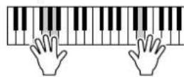 YAMAHA Clavinova CVP-405 - Play the keyboard. - 2