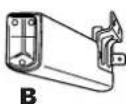 YAMAHA Clavinova CVP-405 - Attach B and C. - 1
