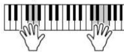 YAMAHA Clavinova CVP-405 - Play the keyboard. - 1