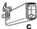 YAMAHA Clavinova CVP-405 - Attach B and C. - 2