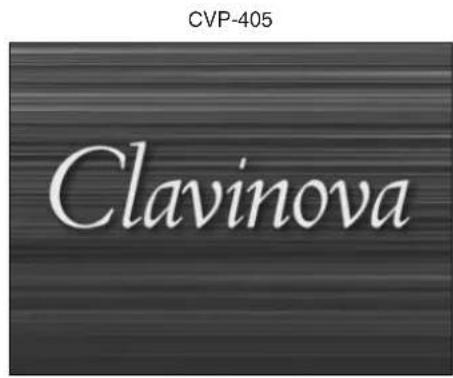 YAMAHA Clavinova CVP-405 - Entering the Owner Name in the Opening Display - 1