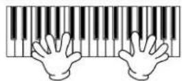 YAMAHA Clavinova CVP-405 - Play the keyboard. - 1