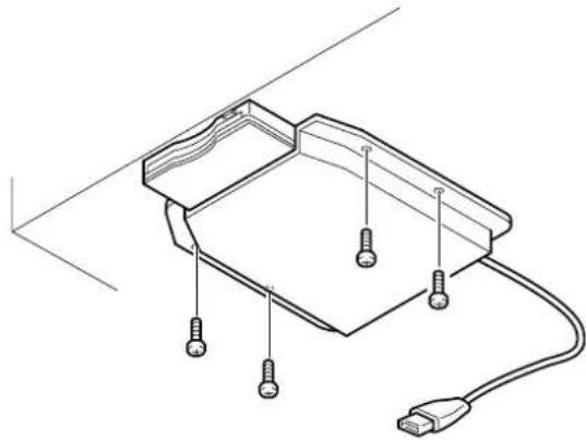 YAMAHA Clavinova CVP-405 - Installing the Floppy Disk Drive (Optional) (CVP-405) - 4