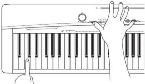 CASIO Privia PX-130 - Changing the Octaves of the duet keyboards - 1