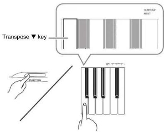 CASIO Privia PX-130 - To configure settings with the keyboard - 1