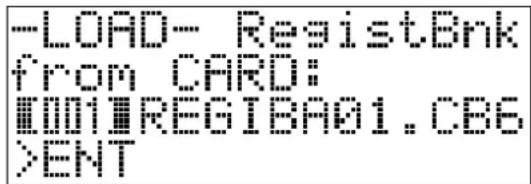 CASIO Privia PX-3 - Pour rappeler des données des banques de la mémoire de préréglages enregistrées dans un fichier - 1