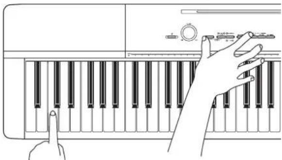 CASIO Privia PX-150 - Changement des octaves des claviers pour l'interprétation à quatre mains - 1