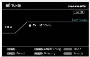 MARANTZ SR6006 - □Voorkeuzezenders programmeren (Handmatige voorinstelling) - 1
