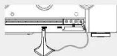 MARANTZ SR6006 - Sluit de installatiemicrofoon aan op de SETUP MIC-stekker van dit toestel. - 1