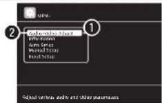 MARANTZ SR6005 - Examples of menu and front display - 1