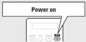 MARANTZ SR6005 - ③ Turn on power - 3