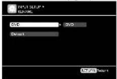 MARANTZ SR6005 - Items that can be set with the Input Setup procedure - 7
