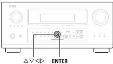 DENON AVR-4308CI - Searching by first letter (Character search) - 2