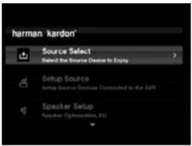 HARMAN KARDON AVR 660 - GEBRUIK IN-BEELD MENUSYSTEEM - 1