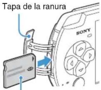 Tapa de la ranura SONY
