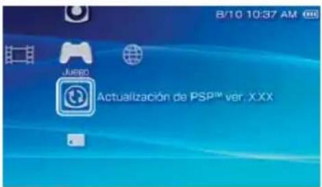 8/10 10:37 AM Juro Actualización de PSP™ ver. XXX