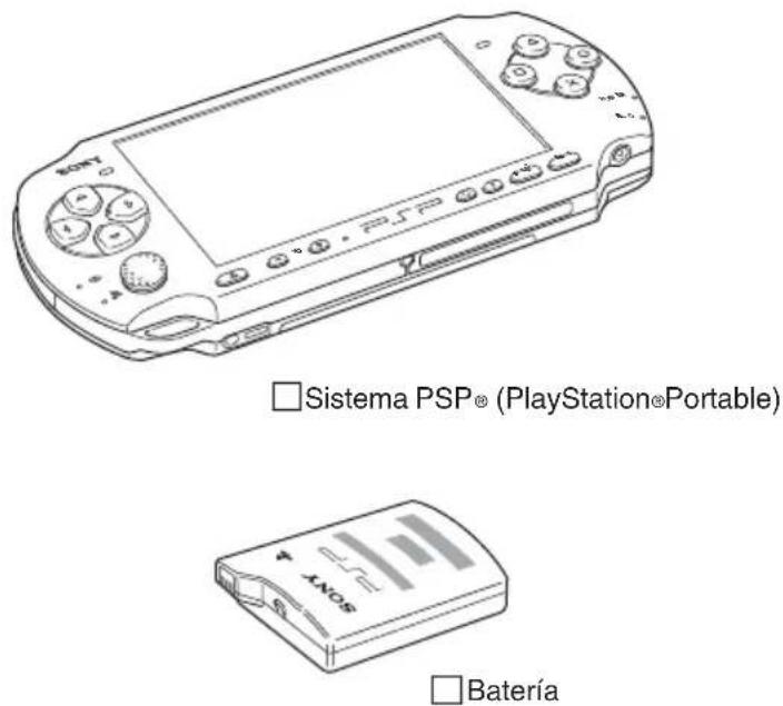SONY PlayStation Portable - Comprobación del contenido de la caja - 1