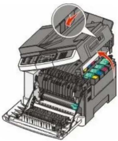 LEXMARK X544dn - Replacing a black and color imaging kit - 3
