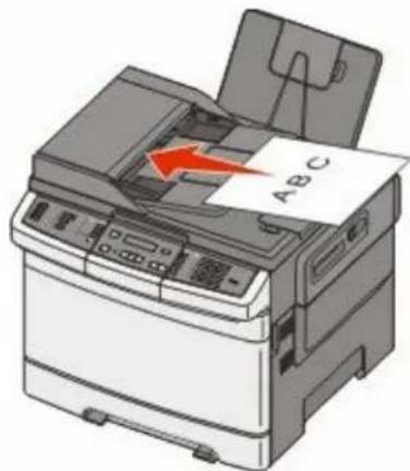 LEXMARK X544dn - ADF Scanner glass - 1