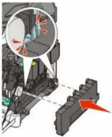 LEXMARK X544dn - Replacing the waste toner bottle - 6