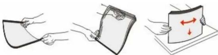 LEXMARK X544dn - Using the multipurpose feeder - 5