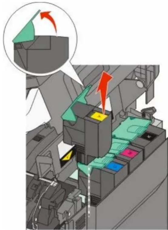 LEXMARK X544dn - Replacing a toner cartridge - 2