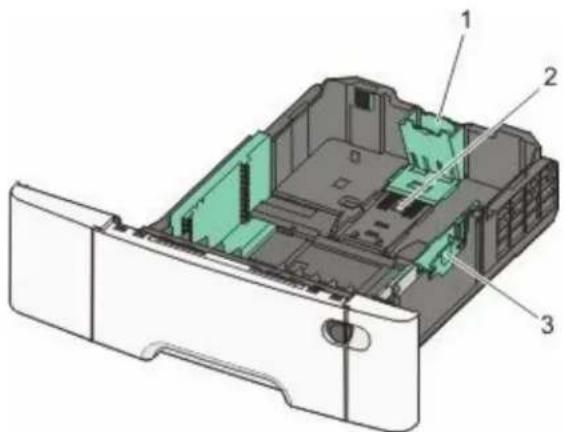 LEXMARK X544dn - Loading the 650-sheet duo drawer - 1