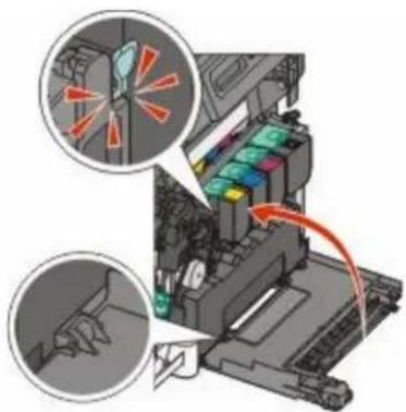 LEXMARK X544dn - Replacing the waste toner bottle - 7