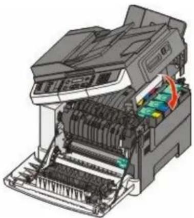 LEXMARK X544dn - Replacing a black and color imaging kit - 16