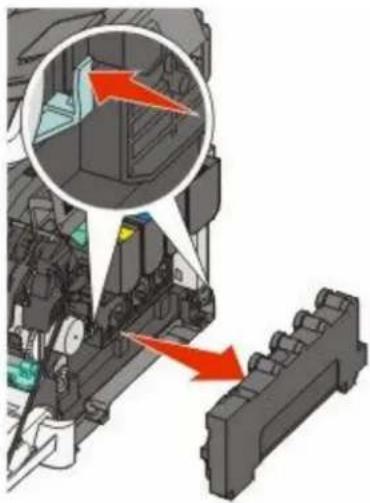 LEXMARK X544dn - Replacing a black and color imaging kit - 6