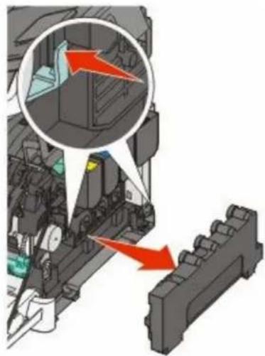 LEXMARK X544dn - Replacing a developer unit - 6