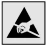 LEXMARK X544dn - Static sensitivity notice - 1