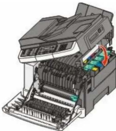 LEXMARK X544dn - Replacing a black imaging kit - 17