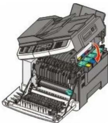 LEXMARK X544dn - Replacing a toner cartridge - 4