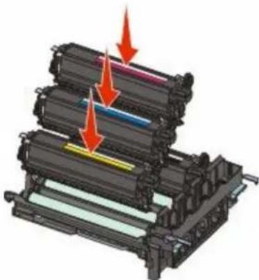 LEXMARK X544dn - Replacing a black imaging kit - 12