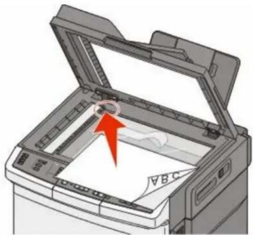 LEXMARK X544dn - ADF Scanner glass - 2