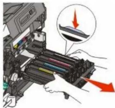 LEXMARK X544dn - Replacing a developer unit - 8