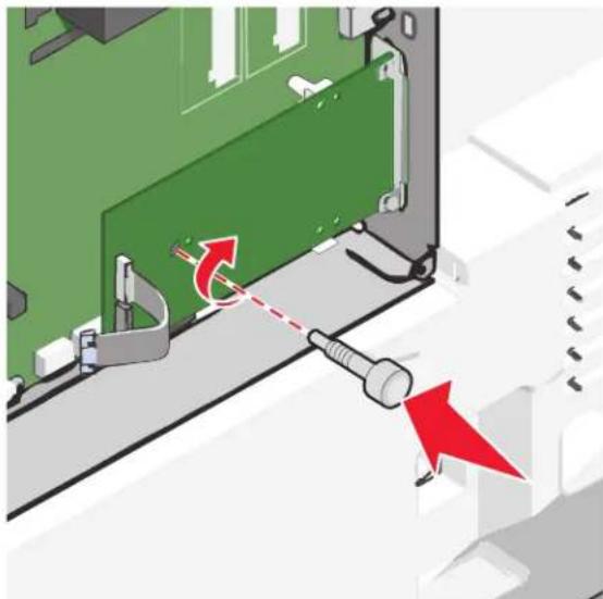 LEXMARK X792de - Installing an Internal Solutions Port - 7