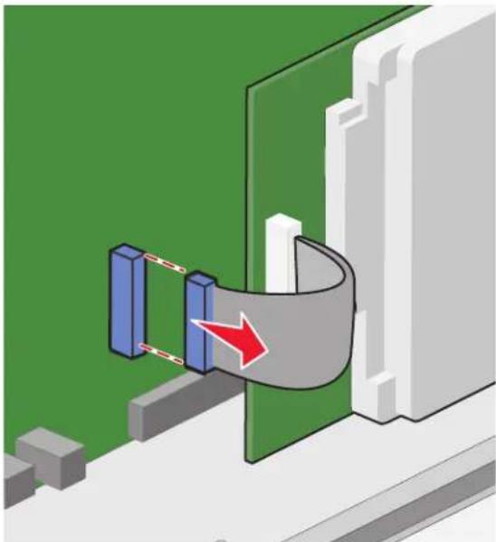 LEXMARK X792de - Removing a printer hard disk - 2
